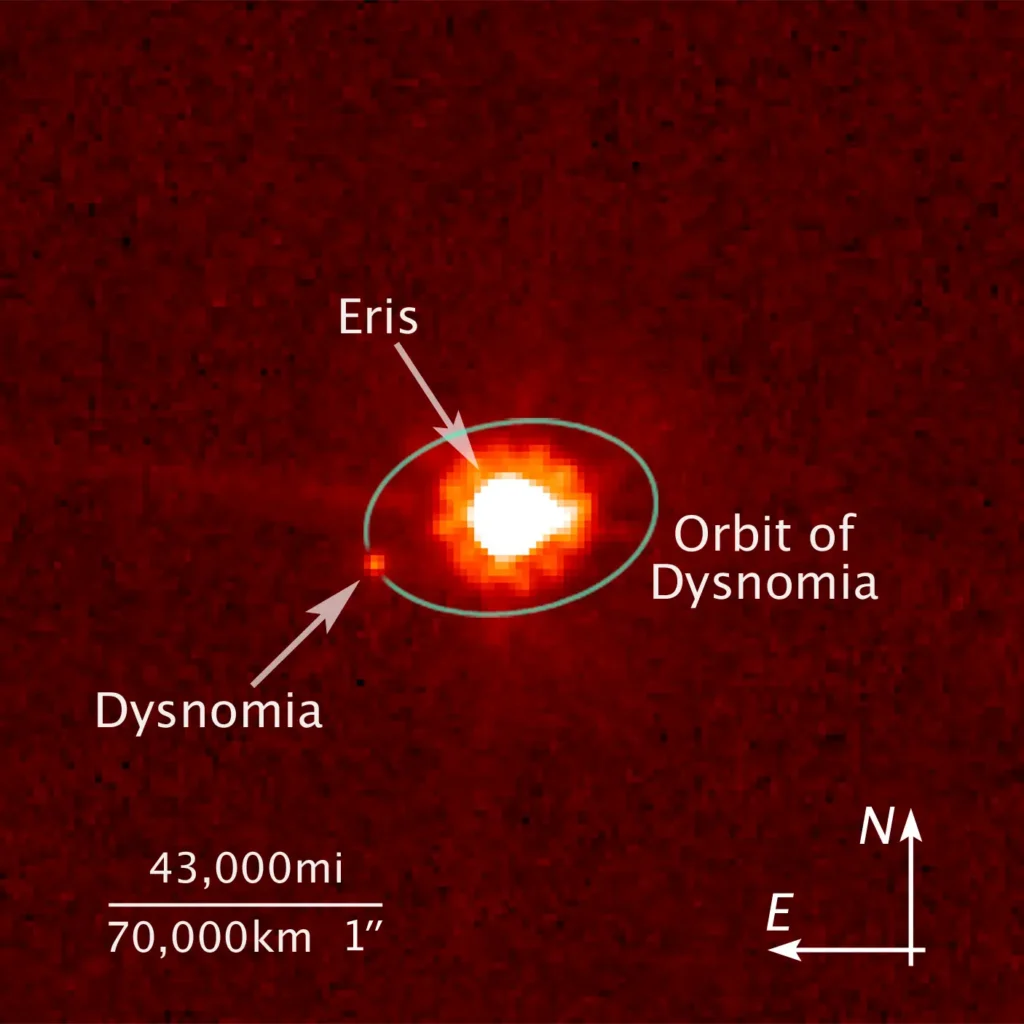 el satélite de Eris, Disnomia