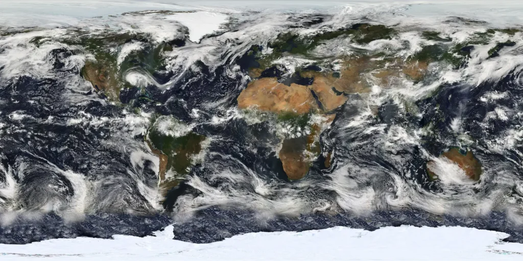 imagen satelital nubosidad terrestre