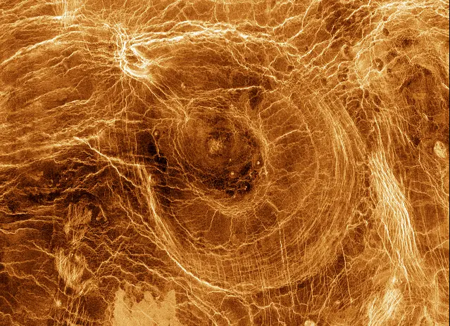 superficie del planeta venus por sonda Magallanes